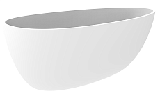 Ванна из искусственного камня Timo Rali RALI1500 150x78 см белый матовый