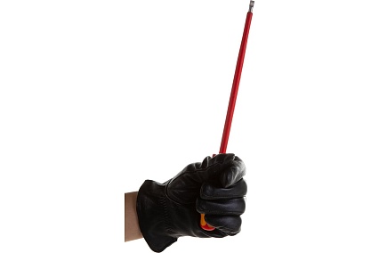 Отвертка диэлектрическая WERA VDE, SL 1.0х5.5х200 мм, WE-006121
