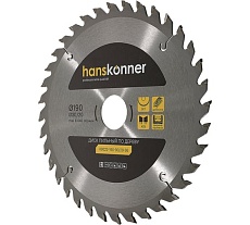 Диск пильный 190х30/20 мм, 36Z Hanskonner H9022-190-30/20-36
