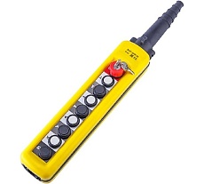 Кабельный пульт Tor 8 кнопок, 2-х скор., авар. стоп, ключ, IP-65 (XAC-A8913K) 1028026