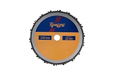 Диск пильный цепной 230x22 мм для УШМ Тундра 7621418
