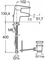 Смеситель для биде Roca Esmai 5A6031C00