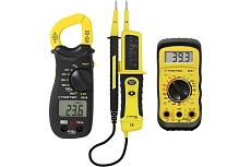Комплект Trotec тестер напряжения BE20, токовые клещи BE38 и мультиметр BE47 BE-set2