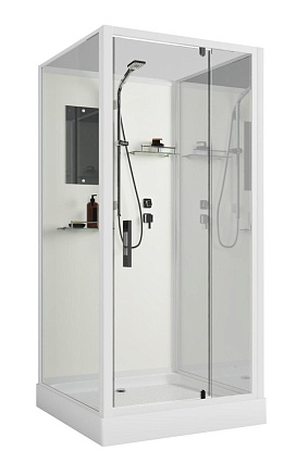 Душевая кабина Niagara Standart ST90/15Q/BK 90x90 стекло прозрачное, без крыши, без г/м