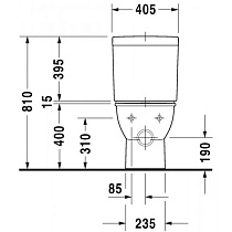 Бачок для унитаза Duravit Darling New 0931100005