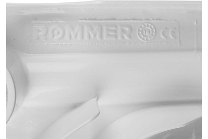 Алюминиевый радиатор Rommer Optima 500 6 секций RAL9016 89557