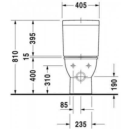 Бачок для унитаза Duravit Darling New 0931100005