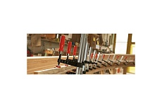 Струбцина BESSEY TG40B8 чугунная 400/80, 6 кН, деревянная ручка BE-TG40B8
