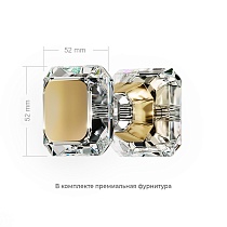Душевая перегородка RGW Walk In WA-054Gb (WA-010Gb + Z-072Gb) 130x195 брашированное золото, прозрачное 351005433-16