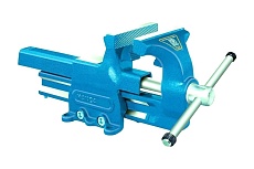 Тиски слесарные KANCA 180 мм K2, с трубными губками, 60205300180