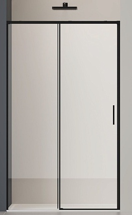 Душевая дверь Vincea Soft 2 VDS-3SO2140CLB 140x200 черный, прозрачная