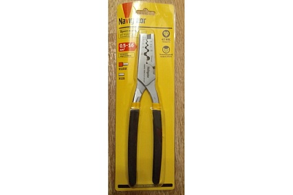 Пресс-клещи Navigator NHT-Pkv02-M-16 для втулочных, 16 мм2 80979
