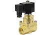 Электромагнитный клапан DN.ru V2W-1000P-NC Ду50 Ру0.4-16 НЗ PTFE 24В DC D130-02345