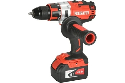 Аккумуляторная дрель Felisatti ДАУ-13/18ВК Li-Ion в кейсе, без аккум. и ЗУ 150.5.0.10