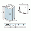 Душевая кабина WeltWasser Emmer 12015-2 120x120 хром, прозрачное 10000004653