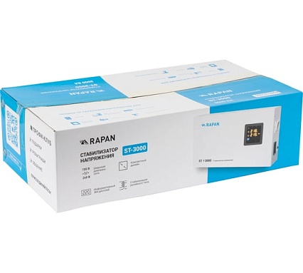 Стабилизатор напряжения RAPAN ST-3000 8902