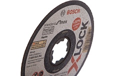 Отрезной диск по нержавеющей стали X-LOCK (115x1x22.2 мм; 10 шт.) Bosch 2608619266