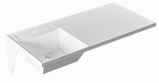 Мебель для ванной Санта Марс 100 см (рак.Лидер 100см) напольная, белый