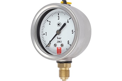 Манометр ДМ 2 063 Р (0-6) бар, кл.1.5, G1/4" DIN CASE BD 1152100026