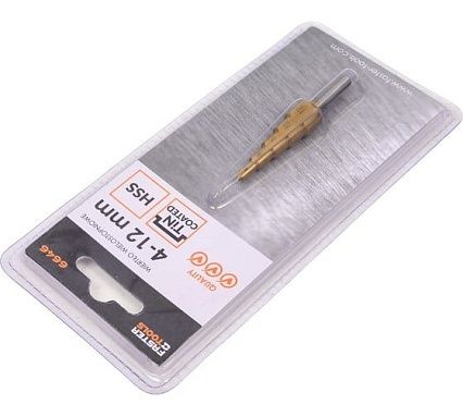 Сверло ступенчатое 4-12 мм Faster Tools 6646