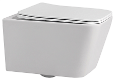 Подвесной унитаз Abber Rechteck AC1201 безободковый, белый