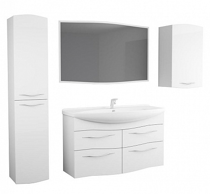 Мебель для ванной Alvaro Banos Carino Maximo 120, белый лак