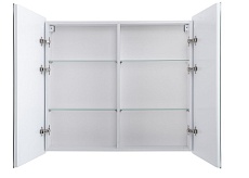 Зеркальный шкаф Art&Max Merano 90x80 см AM-Mer-900-800-1D-R-DS-F с подсветкой, анти-пар