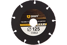 Диск отрезной по дереву Termit (125 мм) для УШМ GRAFF termit125