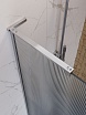 Душевая перегородка Belbagno UNO-L-1-TB-90-FL-Cr 90x200 рифленая, хром