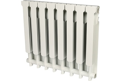 Алюминиевый радиатор Rommer Profi 500 AL500-80-80-100 8 секций RAL9016 82484