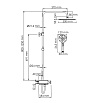 Душевая стойка WasserKRAFT A113.118.127.CH Thermo с термостатом, хром