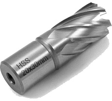 Сверло по металлу корончатое 20.0 мм, М2, хвостовик WELDON 19 мм, 1 шт NOVOCRAFT WSD196230120