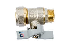 Шаровой кран для воды СТМ СТАНДАРТ 20х1/2&quot;, ц/ш, бабочка CWPM1220