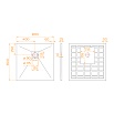 Поддон для душа RGW Stone Tray-W 80x80 камень, белый 14152088-01-11