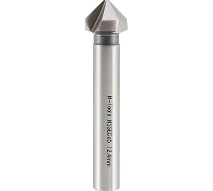Зенковка H-Tools 90градусов 12.4мм HSSE-Co5 3z L-54мм 745124EHT