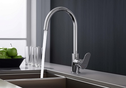 Смеситель для кухни Aquatek Оберон AQ1282CR хром