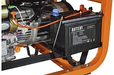 Генератор Carver PPG- 7000DE дизель LT-186FA, 5,0/5,5кВт, 220В, бак12.5л, э/старт, колеса, медь 01.020.00023