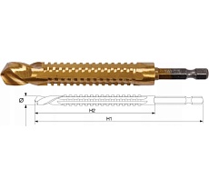 Сверло Yato фрезеровальное по металлу 6,5мм hss-tin hex YT-44824 364844824 092 1