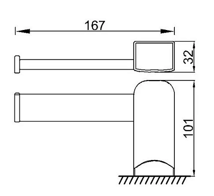 Держатель туалетной бумаги Rush Thira TR36111A