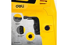 Сетевая безударная дрель Deli DL-DZ10-E1 БЗП, ф10мм, 500Вт, 3000об/мин 102957