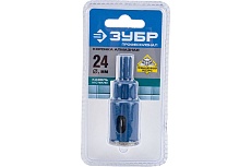 Сверло ЭКСПЕРТ алмазное трубчатое (P60; 24 мм) по кафелю Зубр 29850-24