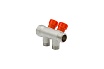 Коллектор VRT 3/4"x1/2", с регулировочными вентилями, 2 выхода 524076