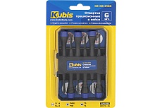Отвертки прецизионные KUBIS 6 шт в кейсе 02-08-0100