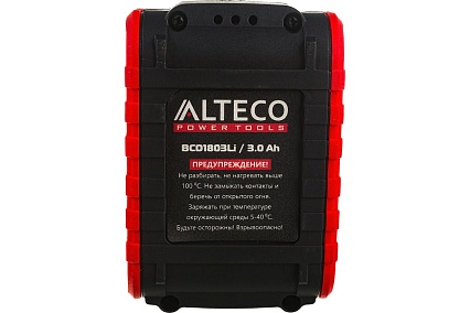 Аккумулятор 3.0Ач для шуруповертов Alteco BCD 1803Li 23394