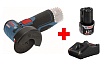 Аккумуляторная угловая шлифмашина Bosch GWS 12V-76 + 1x2.0 Ah + GAL 12V-40 0615990M2P