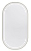 Зеркало Caprigo Контур М-359S-B073ЧЭ 55 см с подсветкой, Grigio Crema