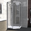 Душевая кабина IFO/IDO Showerama Comfort 90x90 профиль серебристый, стекло прозрачное