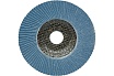 Круг лепестковый торцевой, прямой, цирконат 65% 125х22.2 мм, P-120 ABRAFORM AF-FLAP-FT-125-P120-ZR65