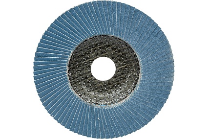 Круг лепестковый торцевой, прямой, цирконат 65% 125х22.2 мм, P-120 ABRAFORM AF-FLAP-FT-125-P120-ZR65