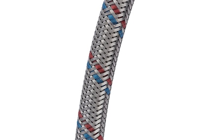 Подводка для смесителей СТМ сталь 1/2xM10x60 см., короткий штуцер CWFSS060